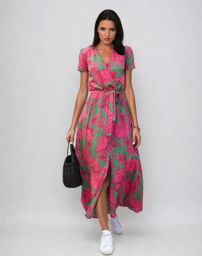 SOFTESSENCE | FLOWERY SUMMER DRESS