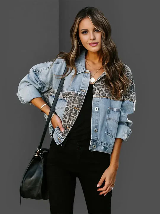 GRACE | BOLD LEOPARD DENIM LOOK